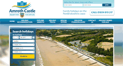 Desktop Screenshot of amrothcastle.com